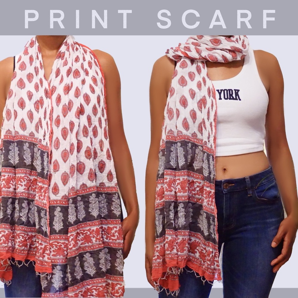 NWOT Lightweight long scarf